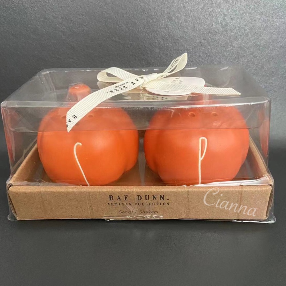 Rae Dunn Pumpkin Salt and Pepper Shakers